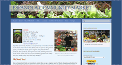 Desktop Screenshot of espanolacommunitymarket.org