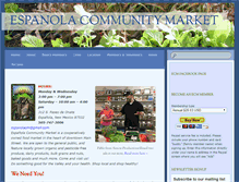 Tablet Screenshot of espanolacommunitymarket.org